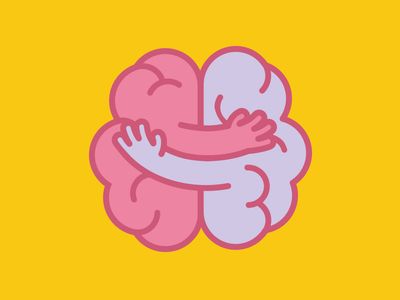 Brain Hug Hug Graphic Design, Heart Illustration Graphics, Brain Graphic Design, Brain Doodle, Hug Logo, Heart Hugs, Brain Graphic, Brain Icon, Brain Drawing