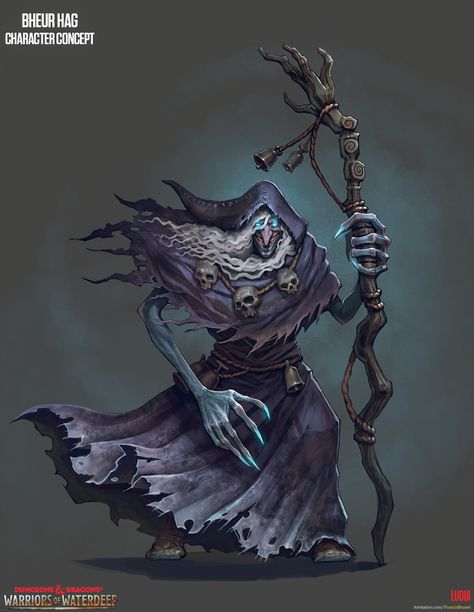 ArtStation - D&D Character Art 1 (2020) Witch Character Art, Sci Fi Character Art, Monster Pictures, Witch Characters, Evil Witch, Horror Monsters, Dnd Monsters, Monster Concept Art, Dungeons And Dragons Characters