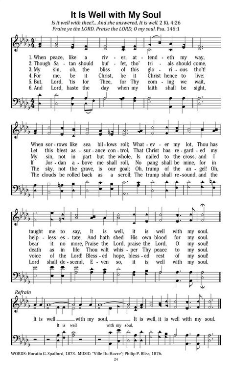 50 Favorites: and July 2013 index of supplement to Evening Light Songs page 24 When Peace Like A River, Peace Like A River, Hymn Lyrics, Gospel Song Lyrics, Christian Hymns, Lit Songs, Hymns Of Praise, Hymn Sheet Music, Hymn Music