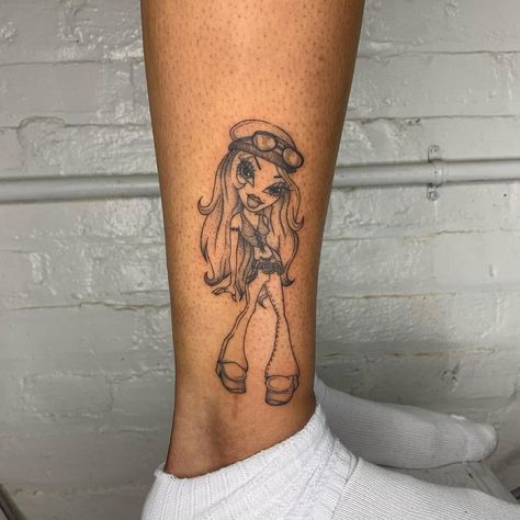 https://www.instagram.com/p/CRFA_NXNSIt/?utm_medium=share_sheet Bratz Tattoo, Bratz Doll, Cute Tattoos, Halle, Tattoos And Piercings, Makeup Nails, Skull Tattoo, Tatting, Piercings