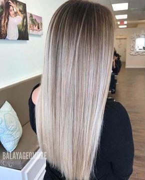 Platinový Blond, Winter Balayage, Light Blonde Balayage, Blond Hairstyles, Balayage Blond, Blonde Tips, Brown Ombre Hair, Ash Blonde Balayage, Blond Balayage