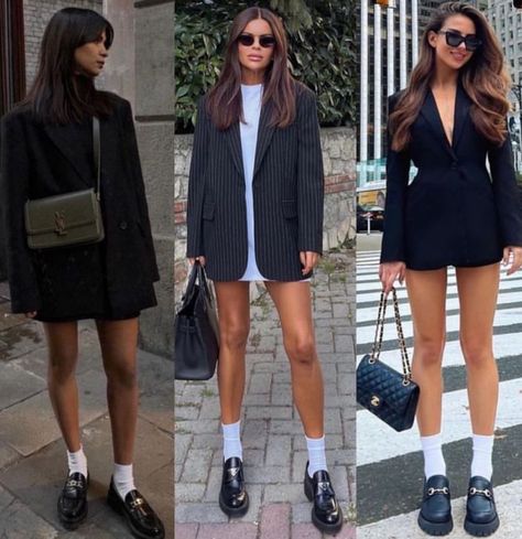 Loafers Outfit, Outfit Options, A Little Black Dress, Beauty Inspo, October 1, Fashion Attire, Blazer Outfits, Outfit Inspo Fall, Autumn Outfit