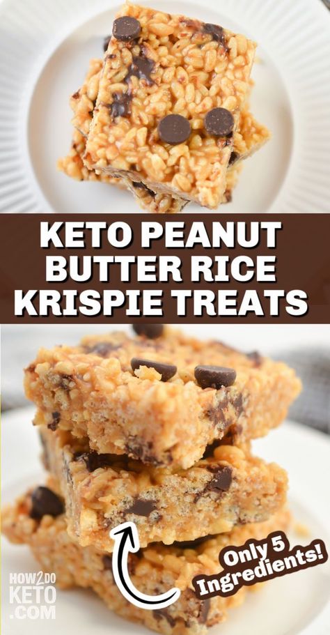 Peanut Butter Rice Krispie Balls, Peanut Butter Rice Crispy Treats, Keto Peanut Butter Chocolate, Peanut Butter Rice Crispies, Peanut Butter Rice Krispie Treats, Low Carb Cereal, Peanut Butter Rice Krispies, Chocolate Rice Krispies, Chocolate Rice Krispie Treats