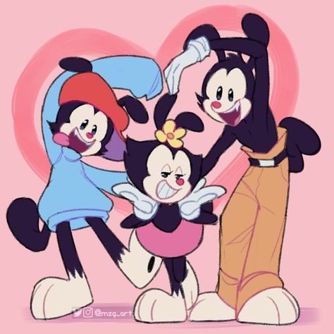 Max X Yakko Warner, Animaniacs Pfp, Animaniacs Fanart, Animaniacs Funny, Wakko Warner, Animaniacs Characters, Yakko Warner, Disney Cuties, Classic Cartoon Characters