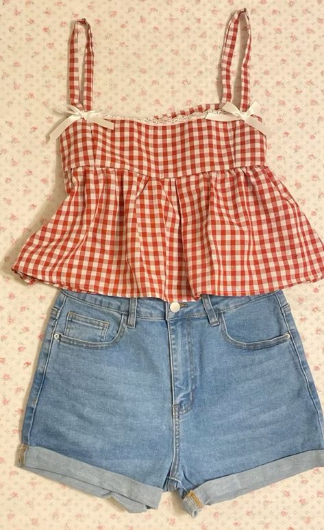 July Outfits, Fashion Top Outfits, Everyday Fashion Outfits, 4th Of July Outfits, Really Cute Outfits, Basic Outfits, Girly Outfits, Casual Style Outfits, Girly Girl