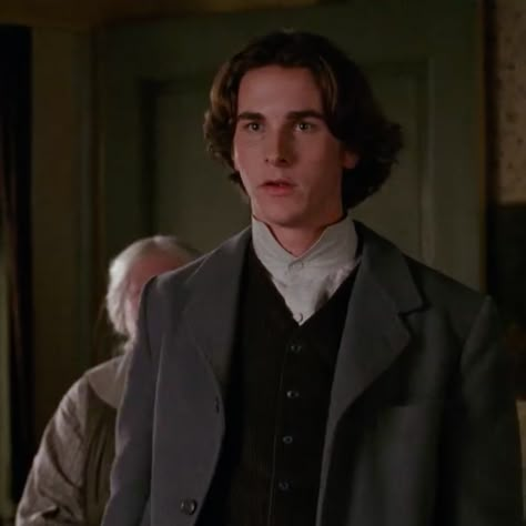 Christian Bale Laurie, Christian Bale Little Women, Christian Bale Newsies, Little Women 1994, Attractive Celebrities, Chris Bale, Grandma Vibes, Jack Kelly, 90s Men