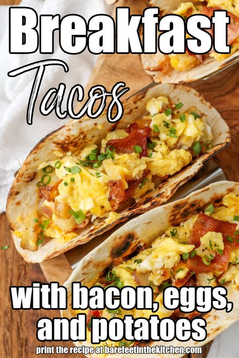 Breakfast Tacos Bacon Breakfast Tacos, Pancake Tacos Breakfast, Steak Breakfast Tacos, Tacos With Potatoes, Breakfast Tacos Potato And Egg, Best Breakfast Tacos, Egg Breakfast Tacos, Breakfast Taquitos, The Best Queso