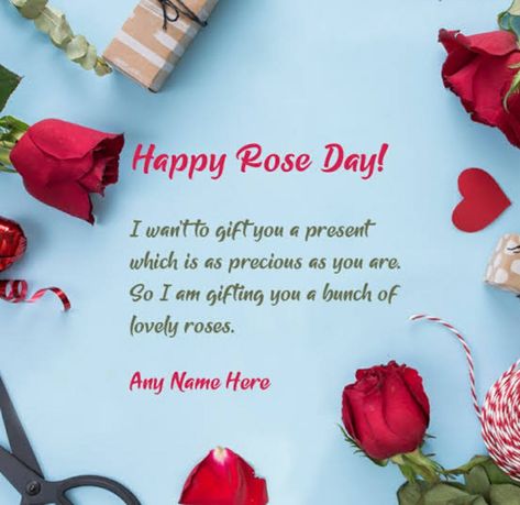 7 February Rose Day, Rose Day Images, Valentines Week, Happy Rose Day, Bio Data For Marriage, Single Red Rose, 7 February, My Forever Person, Rose Day