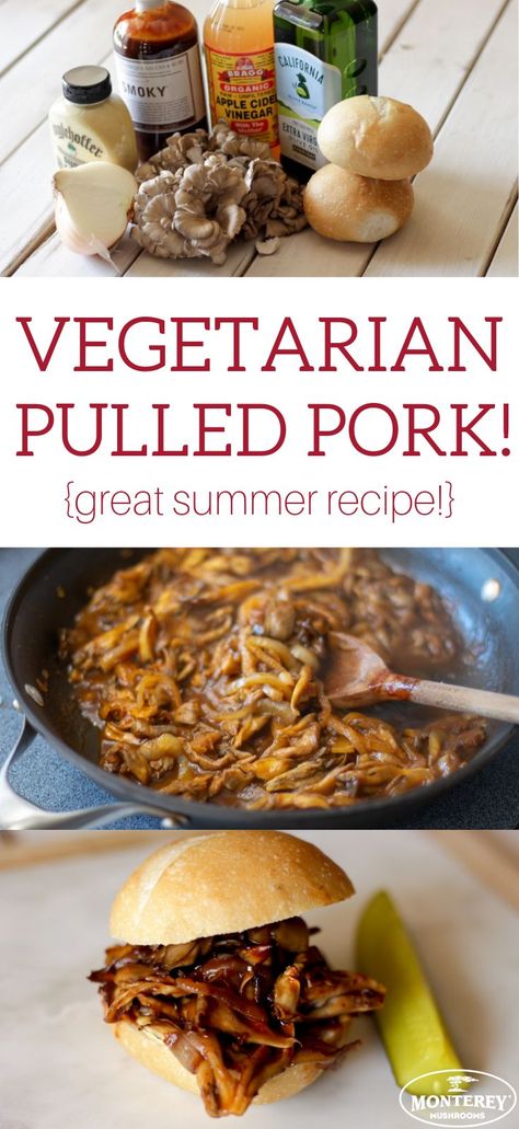 Vegetarian Pulled Pork, Vegan Diner, Jackfruit Recipes, Vegetarian Dinners, Vegetarian Cooking, Veg Recipes, Meatless Meals, Vegan Cooking, Veggie Dishes