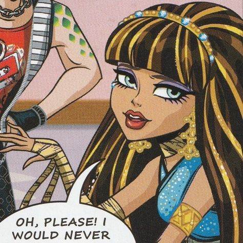 Dracula Monster High, Nile Aesthetic, Monster High Icon, Monster High Cleo, Arte Monster High, Monster High Pictures, High Characters, High Pictures, Cartoon Monsters