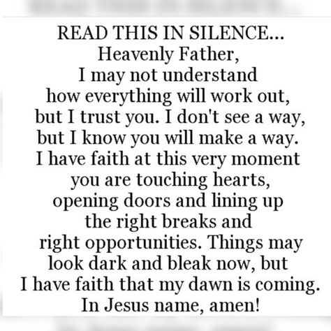 Read this in silence Everyday Prayers, Evening Prayer, Spiritual Prayers, Miracle Prayer, Good Morning Prayer, Christian Prayers, Good Prayers, Prayer Verses, Prayers For Healing