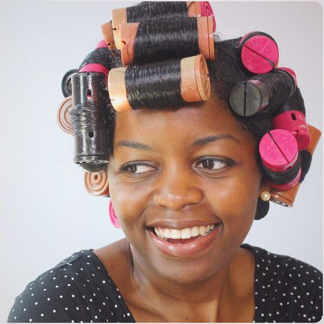 How to Cheat a Roller Set Wet Roller Set, Roller Set Hairstyles, Curly Nikki, Natural Updo, Curly Kids, Fitness Healthy Lifestyle, Voluminous Curls, Roller Set, Relaxed Hair