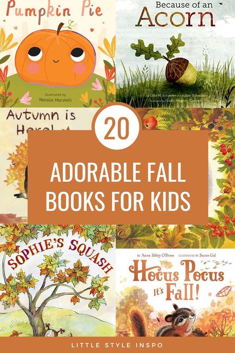 Children's books about the fall season. #fall #fallseason #children #childrensbooks #books #kids #kidsbooks #school #learning #adorable #funwithkids #season Fall Books Preschool, Fall Books For Kids, Fall Books, Books For Toddlers, Toddler Teacher, Fall Preschool, Teacher School, Fallen Book, Bookshelves Kids