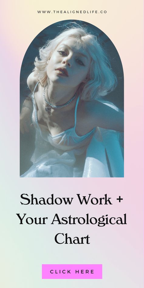 What does shadow work have to do with your astrological chart? Every sign has both "good" and "bad" elements. Learning more about your potential "bad" qualities ultimately means you are more in control of everything. Get the journal prompts to get started! | thealignedlife.co | astrology, zodiac, manifestation | #astrology Astrological Chart, Shadow Self, Sagittarius Traits, Leaving A Relationship, Gemini Traits, Taurus Traits, Pisces Traits, Libra Traits, Leo Traits