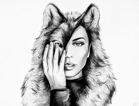 she wolf Wolf Girl Tattoos, Wolf Goddess, Native American Spirituality, Wolves And Women, Wolf Tattoo Design, Wolf Spirit Animal, Werewolf Art, She Wolf, Wolf Love