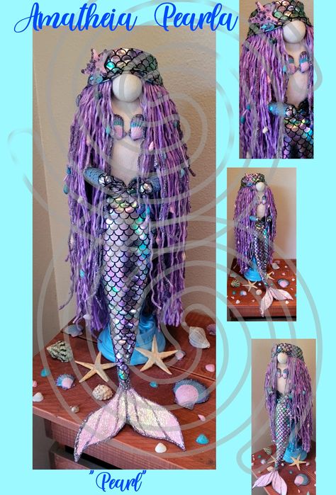 Mermaid Gnome, Mermaid Diy, Gnomes Crafts, Beautiful Mermaids, I Love Her, Crafts Ideas, Make And Sell, So Excited, Love Her