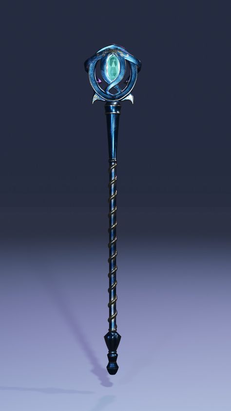 Staff Fantasy Art, Fantasy Staff, Magic Item Art, Magic Staff, Staff Magic, Dnd Cleric, Sakura Kinomoto, Tactical Swords, Headpiece Diy