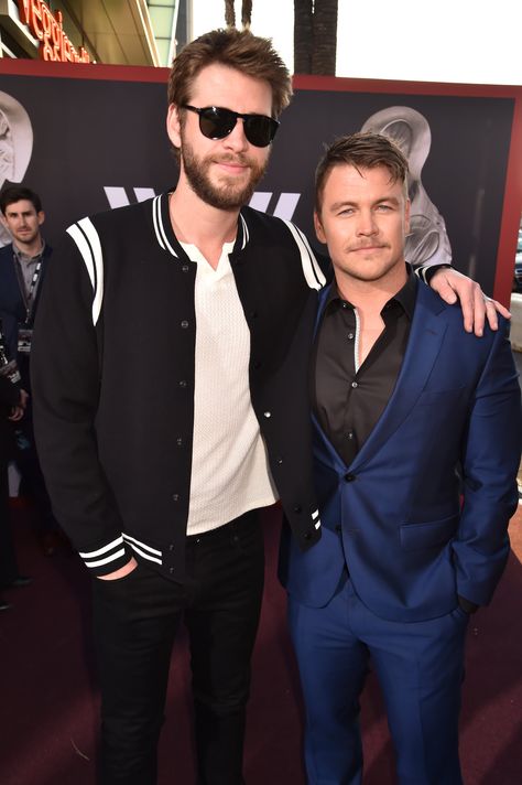 Luke and Liam Hemsworth at Westworld Season 2 Premiere Westworld Season 2, Luke Hemsworth, Taika Waititi, Australian Actors, Liam Hemsworth, Celebrity Entertainment, Chris Hemsworth, Good Looking Men, The Red Carpet