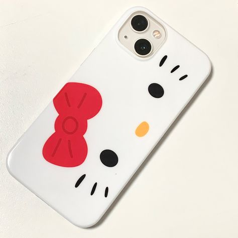 Hello Kitty Phone Case Diy, Painting Phone Case Ideas, Ideas Para Pintar Tu Funda, Phone Case Ideas Paint, Aesthetic Phone Case Design, Phone Case Painting Ideas, Spiderman Hello Kitty, Kitty Spiderman, Pink Girly Aesthetic