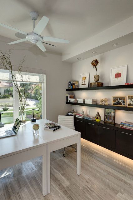 His And Her Office, His And Hers Office, Ikea Home Office, Ikea Floating Shelves, Window Views, Floating Shelves Living Room, Floating Shelves Kitchen, Den Office, Floating Shelves Bathroom