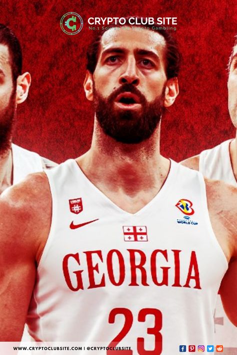 Dive into the world of basketball as Georgia's FIBA World Cup 2023 roster gets revealed. Tornike Shengelia and Giorgi Shermadini are set to make their mark on the court. Explore the player lineup and get ready for the games. #FIBAWorldCup #Basketball Fiba Basketball, World Cup 2023, Basketball Star, Basketball Fans, Brooklyn Nets, San Antonio Spurs, Team Jersey, The Games, Previous Year