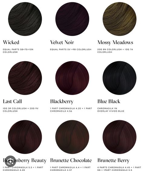 Pravana Color Formulas, Brunette Formulas, Pravana Hair Color, Hair Formulas, Color Formulas, Edgy Short Hair, Burgundy Hair, Brunettes, Brunette Hair Color