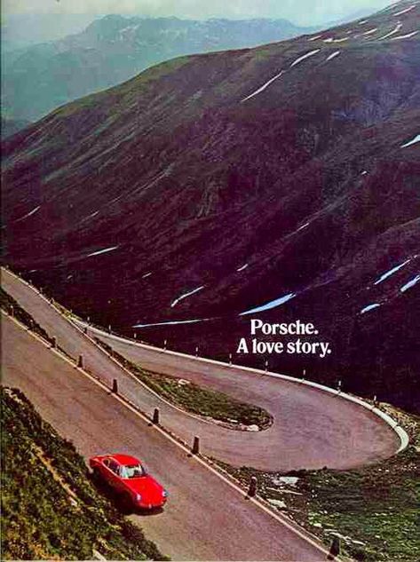 Old Porsche Poster, 70s Car Ads, Old Porsche Ads, Vintage Car Posters Porsche, Vintage Porsche Ads, Vintage Car Posters Illustration, Vintage Car Advertisements, Porsche Posters Vintage, Porsche Branding