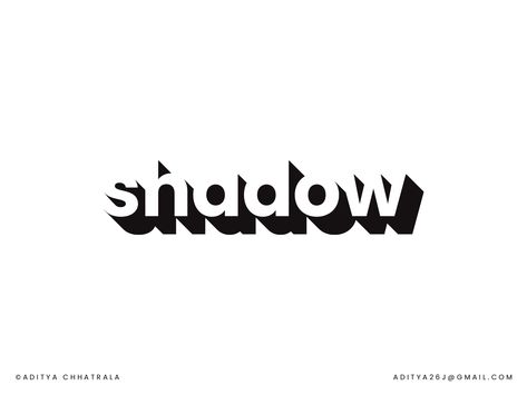 Shadow logotype logo design by Aditya Chhatrala Shadow Logo Design, Construction Logos, Shadow Logo, Construction Logo, Graphic Design Studio, Graphic Design Studios, Core Values, Toronto Canada, Logo Designs