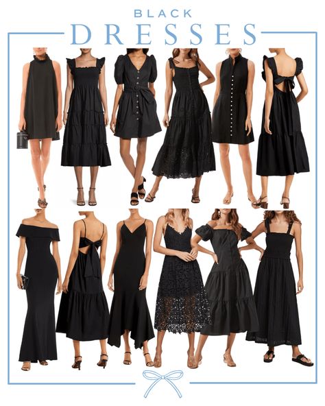 HOW TO STYLE A BLACK DRESS FOR EVERY OCCASION Semi Formal Black Dress Accessories, Black Dress For Concert, Jewelry For A Black Dress, Black Dress For Graduation Ceremony, Accessorizing Black Dress, Necklace With Black Dress, Black Dress Accessories Jewelry Formal, Black Dress Accessories Jewelry, How To Accessorize A Black Dress