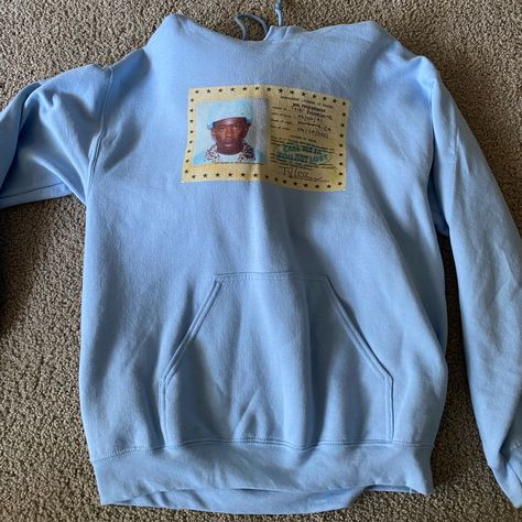 Great Quality, Super Cute Sweatshirt! Made From Etsy. Tyler The Creator Hoodie, Tyler The Creator Merch, Nike Winter Jackets, Cute Hoodies, Music Hoodies, Embroidered Crewneck, Idea Board, Gildan Sweatshirts