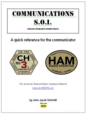 Communications S.O.I. (Signals Operating Instructions) | #reference #communications Emergency Communications, Emergency Plan, Radio Communication, Amateur Radio, Ham Radio, Emergency Preparedness, Radios, Communication, E-book