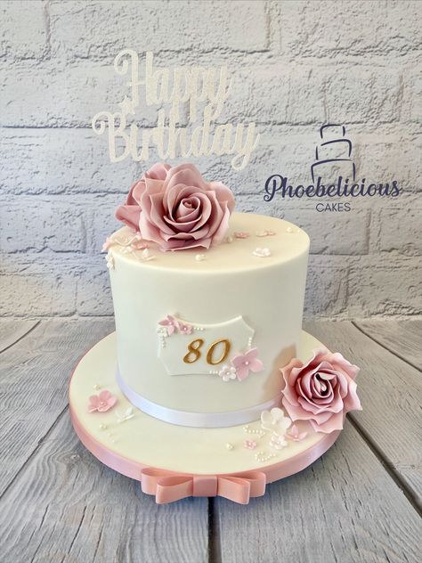 Birthday Cakes For Women With Flowers, 80tj Birthday Cake, Birthday Cake For 80th Woman, 80th Cake For Grandma, Cake 80th Birthday For Women, 100th Birthday Cake Woman, 60th Birthday Cakes For Women Elegant, 80 Birthday Cakes Woman, 80 Birthday Cake Woman Design