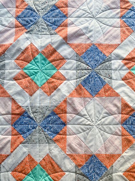 Machine Quilting Pattern, Disappearing Ink, Farmhouse Quilts, Modern Textiles, Small Tins, Custom Quilts, Quilting Tutorials, Quilt Kit, Orange Peel