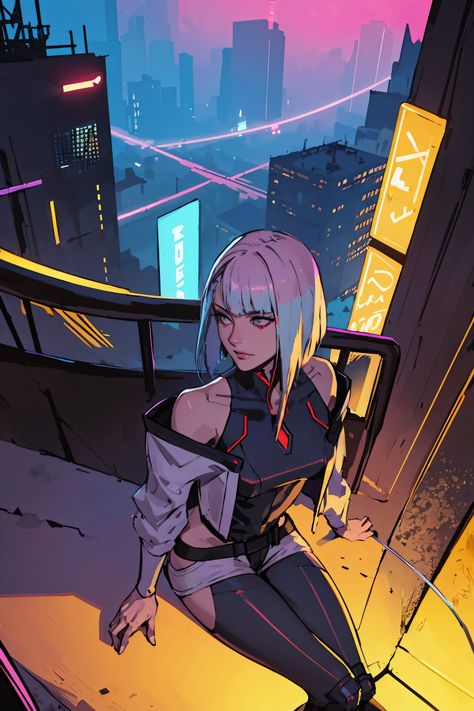 Cyberpunk Photoshoot, Cyberpunk 2020, Cyborgs Art, Best Anime Drawings, Cyberpunk Anime, Anime Galaxy, Cyberpunk Girl, Cyberpunk Aesthetic, Cyberpunk City