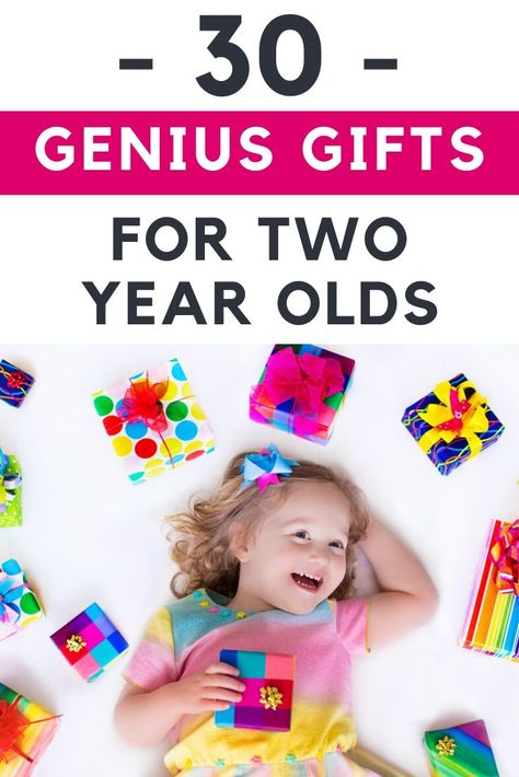 Looking for a fun gift for a two year old? This list of presents for two year olds make perfect Christmas gifts or second birthday presents. Tons of ideas for two year old girls and two year old boys. Find the perfect gift for your toddler! #giftguide #toddler #toddlerlife #secondbirthday #twoyearold #twoyearsold Second Birthday Gift Ideas, Gifts For Two Year Old, Birthday Gifts For 2 Year Boy, Two Year Old Gifts, Two Year Old Gift Ideas, Gift Ideas For 2 Year Girl, Two Year Old Birthday Gifts, Birthday Gift Ideas For 2 Year Girl, Gifts For Two Year Old Girl