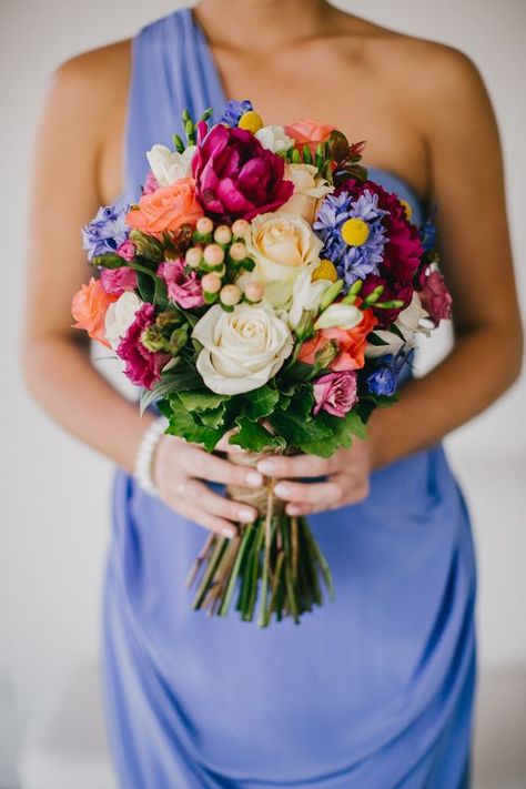 Periwinkle Wedding, Colorful Bridal Bouquet, Small Wedding Bouquets, Summer Wedding Bouquets, Boda Mexicana, Beautiful Bouquets, Bright Wedding, Australia Wedding, Summer Wedding Colors