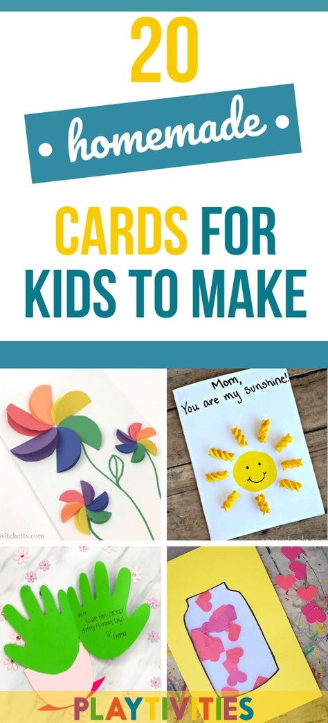 20 Adorable DIY Cards Ideas for Kids To Make Teacher Day Card For Kids, Diy Cards For Teachers, Diy Fathers Day Cards, Handmade Teachers Day Cards, Teacher's Day Card Ideas, Teacher Birthday Card, At Home Birthday, Greeting Cards For Teachers, Cards Valentines Day