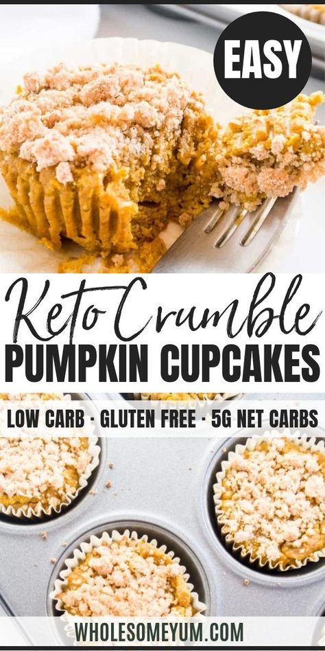 Paleo Pumpkin Pie, Pumpkin Pie Cupcakes, Keto Pumpkin Pie, Pie Cupcakes, Mini Pumpkin Pies, Paleo Low Carb, Pumpkin Pies, Paleo Pumpkin, Low Carb Low Sugar