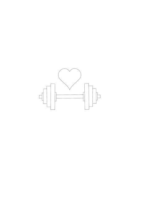 Tattoos For Gym Lovers, Dumbell Tattoo, Weight Tattoo, Dumbbell Tattoo, Half Sleeve Tattoos Drawings, Egypt Tattoo, Doodle Tattoo, Flash Tattoos, Unique Tattoo Designs