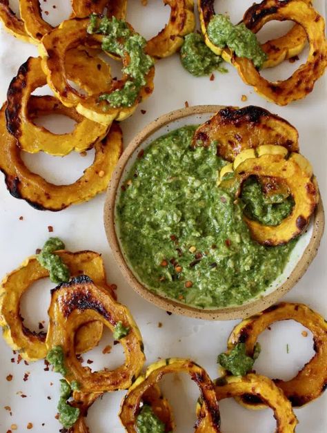 Recipe • CiaoFlorentina Delicata Squash Recipe, Vegetarian Stuffing, Roasted Delicata Squash, Almond Meal Cookies, Squash Varieties, Italian Roast, Roasted Butternut Squash Soup, Delicata Squash, Italian Recipes Easy