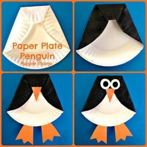 25 Cute & Easy Paper Plate Crafts - Perfect for Preschoolers Penguin Crafts Preschool, Winter Door Decorations Classroom, Winter Animal Crafts, Winter Crafts For Toddlers, Paper Plate Animals, January Classroom, Kids Door, Penguin Crafts, Paper Plate Crafts For Kids