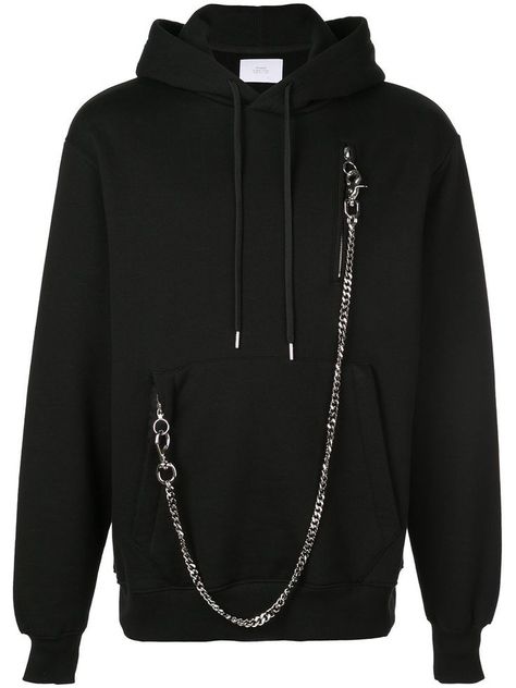 Chain Hoodie, Hoodie Outfit Men, Rare Clothing, Hoodie Diy, Designer Hoodies, Fashion Drawing Dresses, Tough Girl, Clothing Details, Diy Sewing Clothes