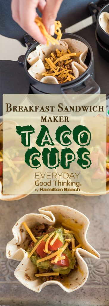 Breakfast Sandwich Maker Taco Cups #breakfastsandwichmaker #tacotuesday #tacocups #appetizer #gameday Breakfast Sandwich Maker Ideas, Hamilton Beach Sandwich Maker Recipes, Gourmet Breakfast Sandwich, Waffle Maker Breakfast Sandwich, Pampered Chef Breakfast Sandwich Maker, Breakfast Sandwich In Waffle Maker, Hamilton Beach Breakfast Sandwich Maker, Breakfast Sandwich Maker Recipes, Sandwich Maker Recipes