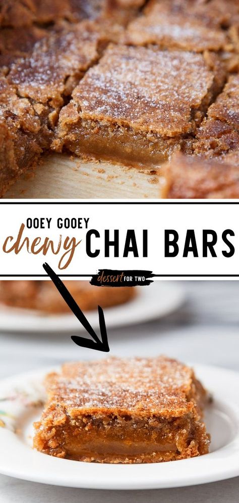 Chai Bars, Chai Blondies, Chai Cookies Recipe, Chai Cookies, Easy Holiday Baking, Chai Cake, Batch Baking, Batch Recipes, Cake Bar