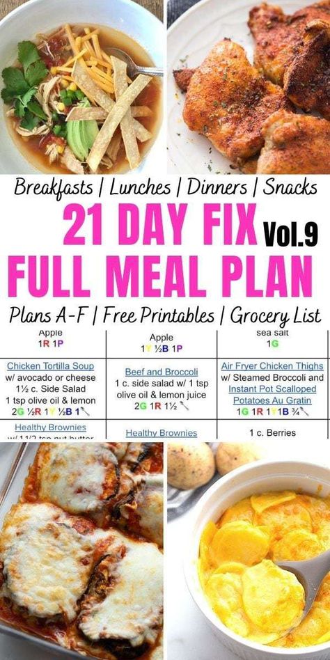 Looking for a 21 Day Fix Meal Plan to help reignite your healthy eating motivation as we move into a new month?   This complete ultimate portion fix meal plan contains breakfast, lunch, dinner, and snacks, for ALL 21 Day Fix Plans A-F, plus prep tips and an itemized printable grocery list! 21 Day Fix Plan A Meal Plan, Portion Fix Meal Prep, Month Meal Plan Healthy, 21day Fix Meal Plan, Beach Body Meal Plan, Ultimate Portion Fix Meal Plan, Portion Fix Meal Plan, 21 Day Fix Lunch, Keto Prep