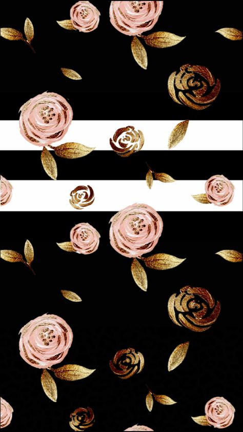 Black And Rose Gold Aesthetic, Pink And Gold Background, Rose Gold Aesthetic, Background Tile, Flowers Photography Wallpaper, Gold Aesthetic, Plant Wallpaper, Galaxy Phone Wallpaper, Gold Wallpaper