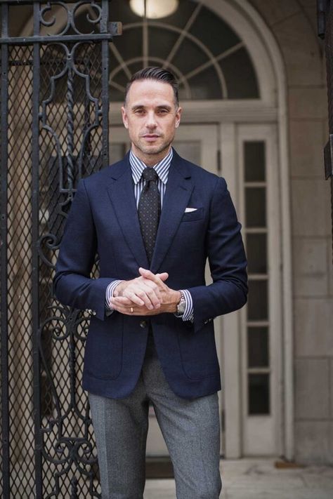 The Ultimate Guide for Dressing Your Age | He Spoke Style Charismatic Man, Gentleman Mode, Mens Business Casual, Formal Attire For Men, Blazer Outfits Men, Formal Men Outfit, Classy Outfits Men, Mode Costume, Mens Fashion Blazer