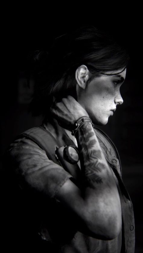 Ellie Williams Black And White, Ellie The Last Of Us Wallpapers, Ellie Black And White, Ellie The Last Of Us 2, Ellie Wallpaper, Ellie Williams Wallpaper, The Last Of Us Aesthetic, Ellie Fanning, Joel And Ellie