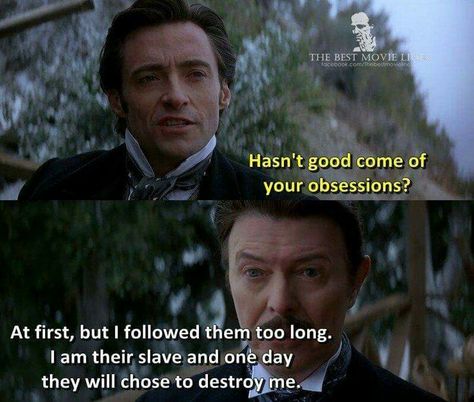 The Prestige The Prestige Movie Quotes, Hugh Jackman The Prestige, Hugh Jackman 2000s, The Prestige Quotes, Prestige Quotes, The Prestige Movie, Chris Nolan, Television Quotes, Netflix Quotes