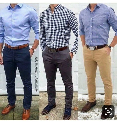 Business Casual Attire For Men, Mens Work Outfits, Mens Dress Outfits, Mens Business Casual Outfits, Formal Men Outfit, Mens Casual Outfits Summer, Smart Casual Men, Men Fashion Casual Shirts, Formal Mens Fashion